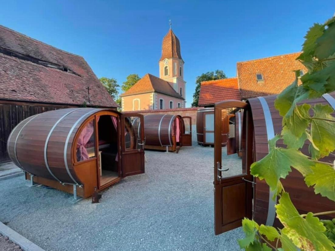 Ferienwohnung Schlafen Im Weinfass Ipsheim Exterior foto